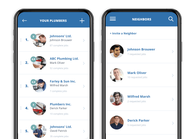 The Village Ledger App Screengrabs